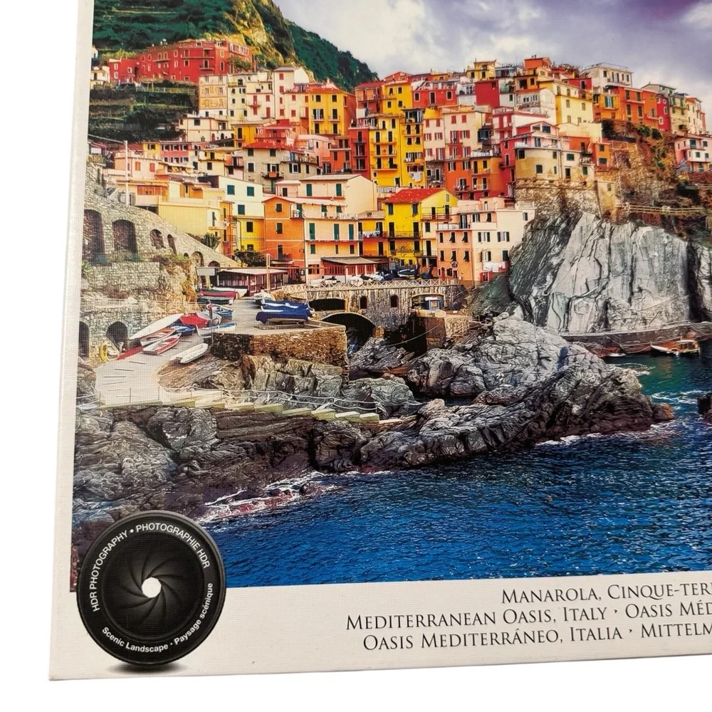 1000 Piece Mediterranean Oasis Italy Manarola Cinque-Terre puzzle Ocean City